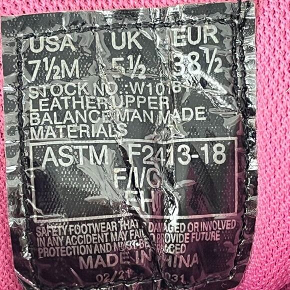 Wolverine Boots Womens 7.5M Piper Black Leather Work Safety Steel Toe Lace Up - Picture 4 of 14